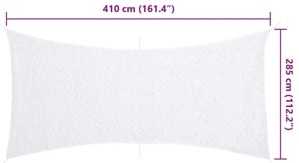 Rede de camuflagem com saco de arrumação 410x285 cm branco