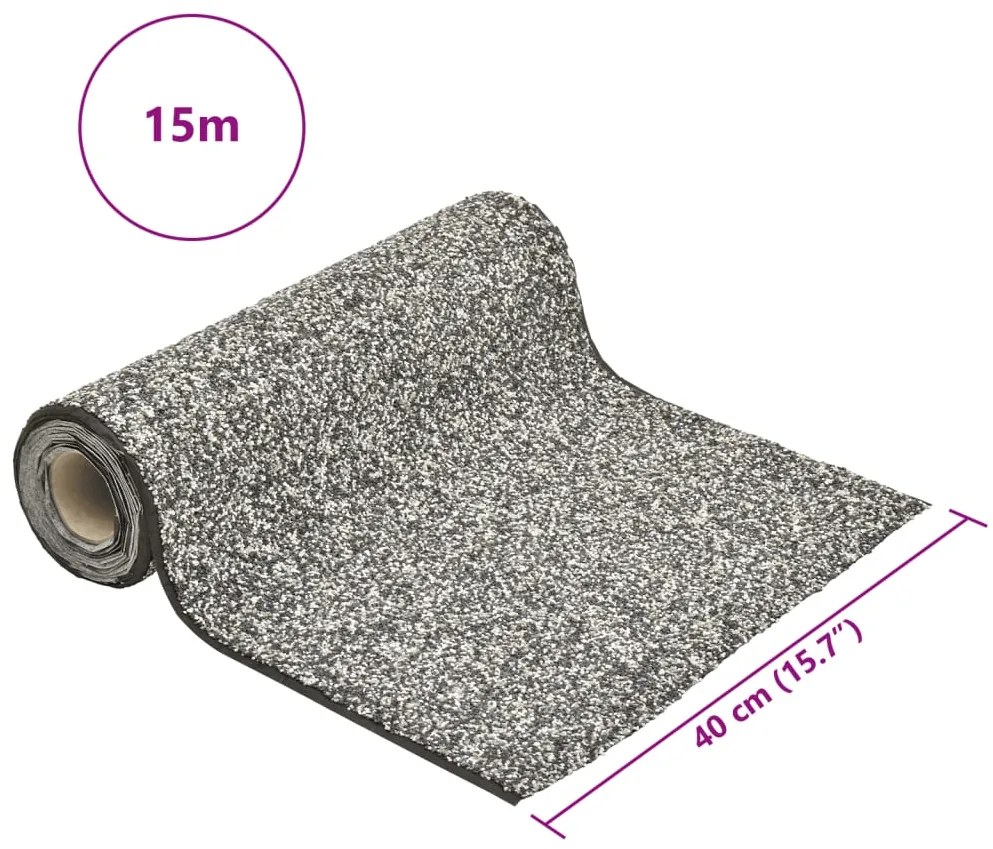 Revestimento de pedra 1500x40 cm cinzento