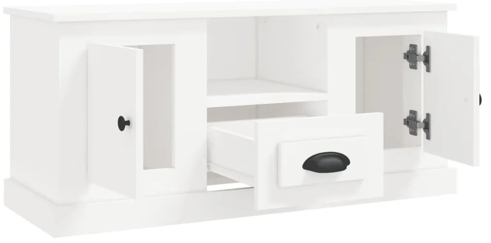 Móvel de TV 100x35,5x45 cm derivados de madeira branco