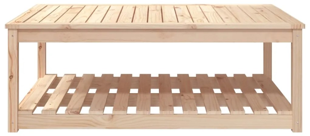 Mesa de jardim 121x82,5x45 cm madeira de pinho maciça