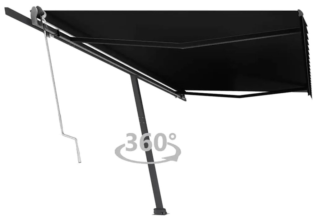 Toldo automático independente 500x300 cm antracite