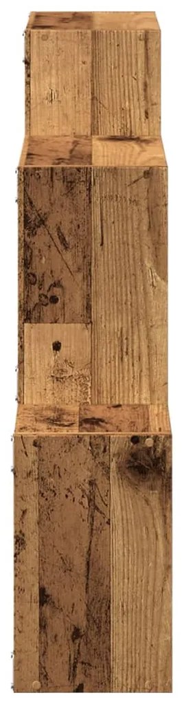Armário de parede 78x18x71 cm deriv. de madeira madeira velha
