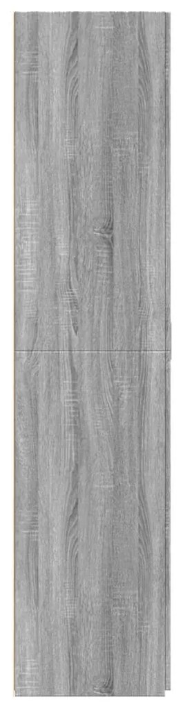 Armário alto 70x42,5x185 cm derivados madeira cinzento sonoma