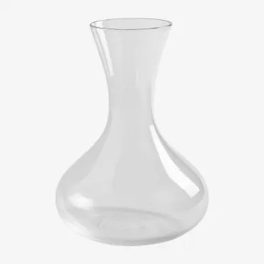 Decantador De Vinho 1,7 L Em Vidro Olaya Transparente - Sklum