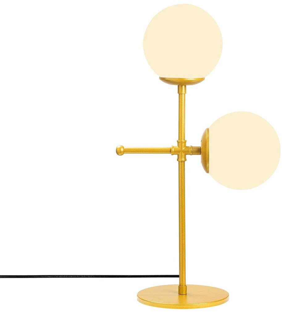 Candeeiro de Mesa Mudoni – Dourado – 15 x 30 cm