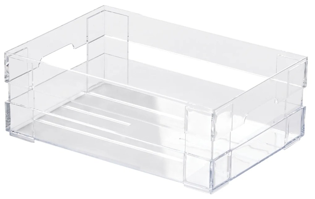 Caixa Empilhável Usel Cristal 24X17X9cm