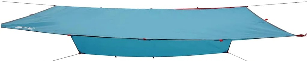 Lona de campismo 360x294 cm impermeável azul