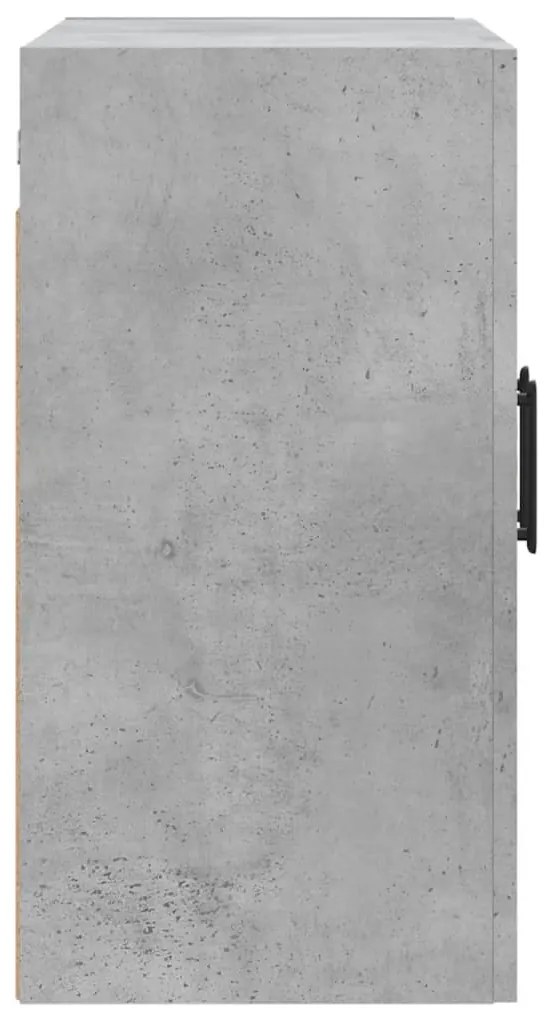 Armário parede 60x31x60cm derivados de madeira cinzento cimento