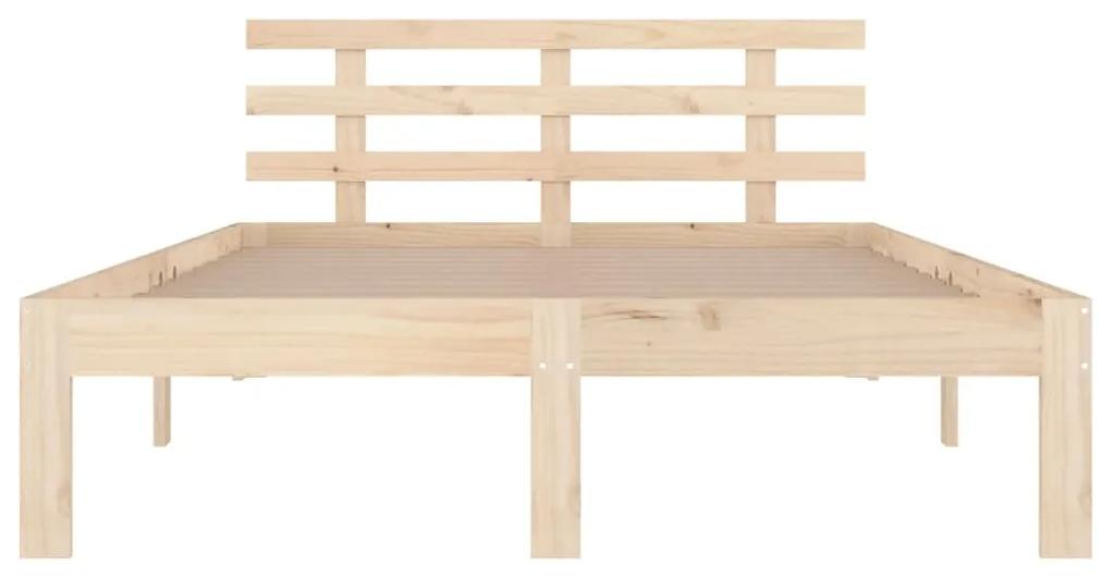 Estrutura de cama king 150x200 cm madeira maciça