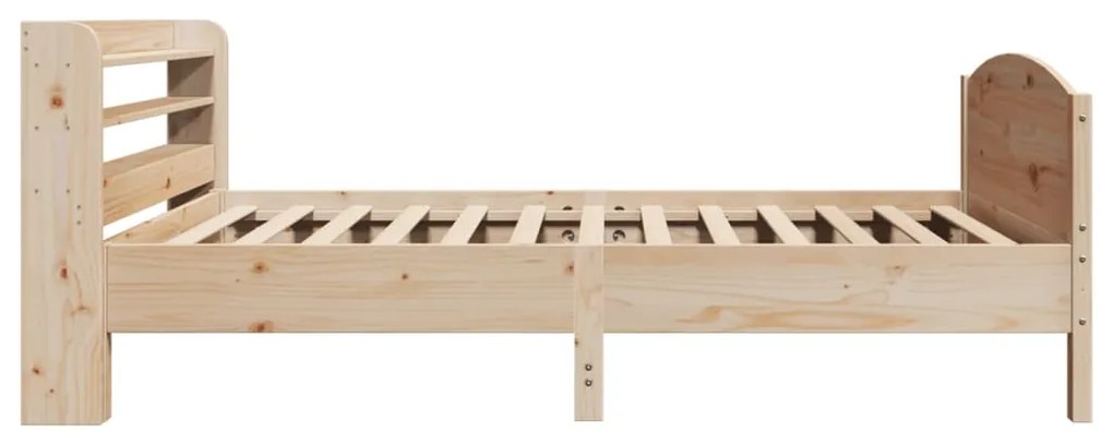 Cama sem colchão 75x190 cm madeira de pinho maciça