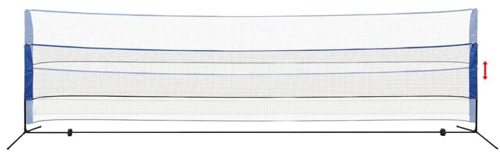 Rede de badminton com volantes 600x155 cm