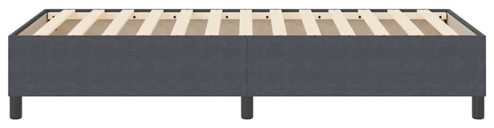 Cama Box Spring vidaXL Cinza Escuro 90x200 cm em Tecido Corduroy