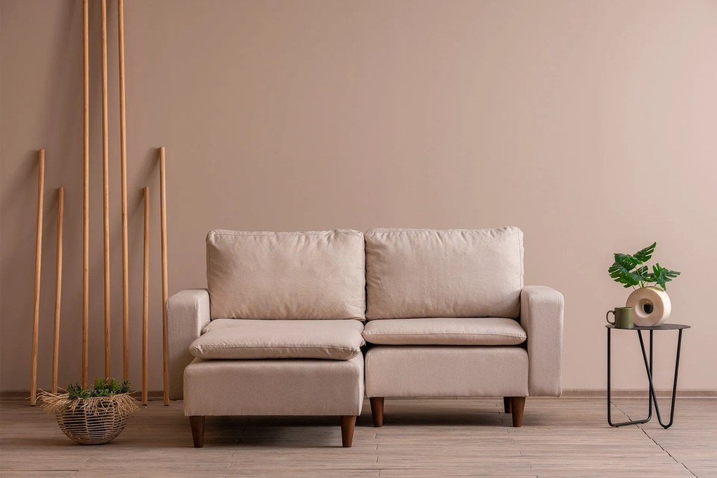 Sofá de Canto Lungo – Creme – 180 cm