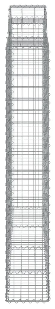 Cestos gabião arqueados 6pcs 200x50x180/200cm ferro galvanizado