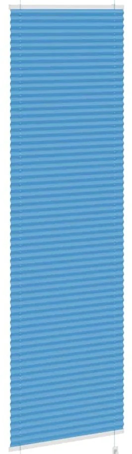 Plissado Cego Azul 55x200 cm Largura Tecido 54,4 cm Poliéster