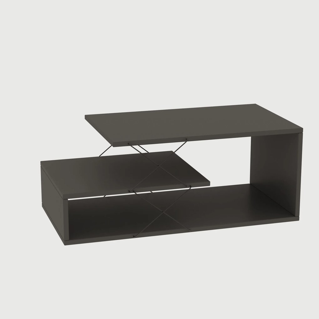 Mesa de Centro Cayenne – Antracite – 100x40x50 cm