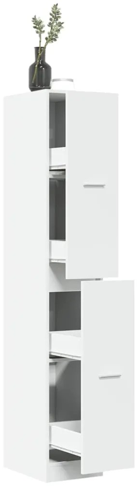 Armário boticário 30x41x174,5 cm derivados de madeira branco