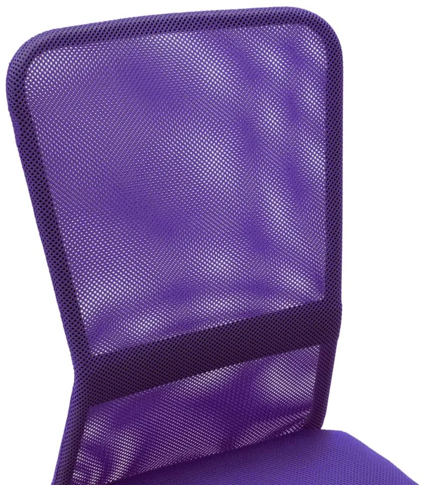 Cadeira de escritório 44x52x100 cm tecido de malha roxo