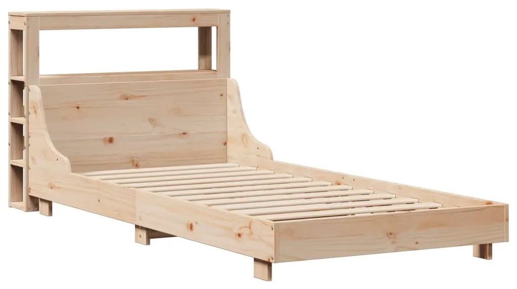 Cama sem colchão 90x200 cm madeira de pinho maciça