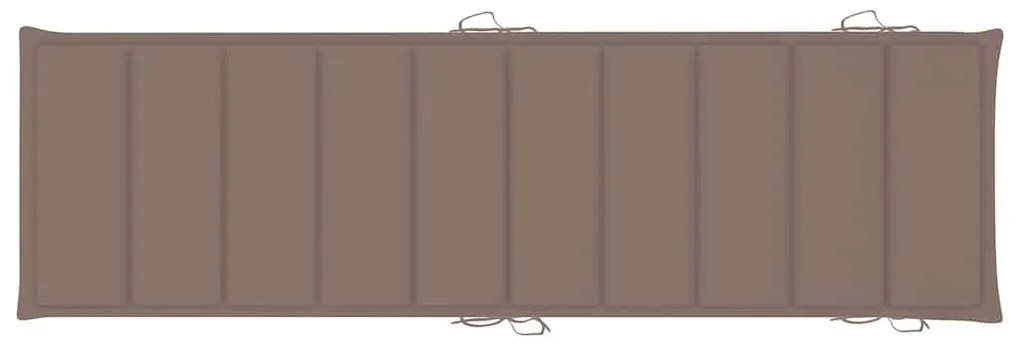 Espreguiçadeiras com almofadões 2 pcs madeira de acácia maciça