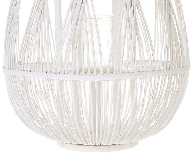 Lanterna decorativa branca 77 cm TONGA Beliani