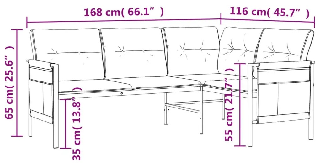 2 pcs conjunto de jantar para jardim aço antracite