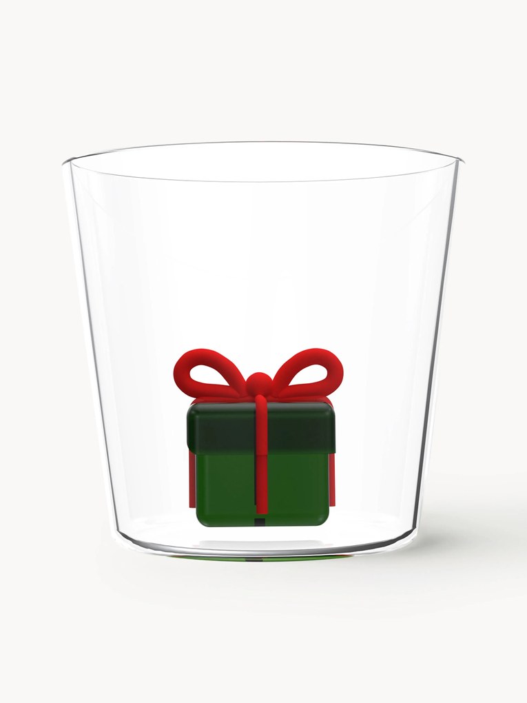 Copos de água artesanais Christmas Tales, conjunto de 2