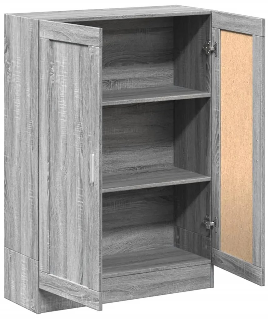 Estante 82,5x30,5x115 cm derivados de madeira cinzento sonoma