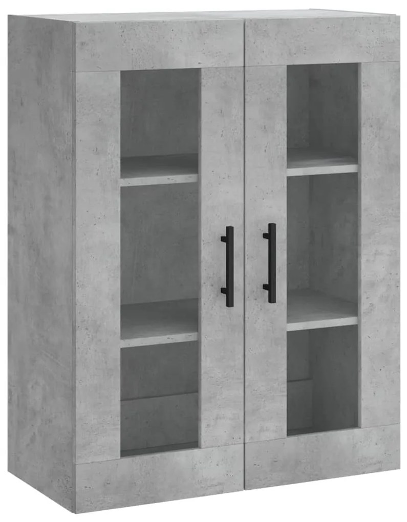 Armário alto 69,5x34x180 cm derivados de madeira cinza cimento