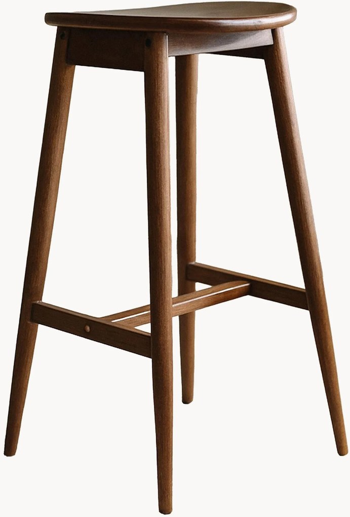 Banco de bar em madeira de borracha Orust