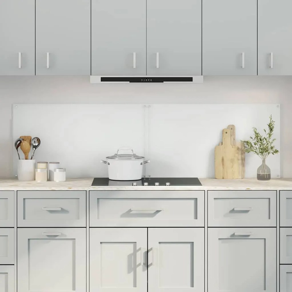 vidaXL Proteção de Cozinha 2 pcs Transparente 90 x 50 cm