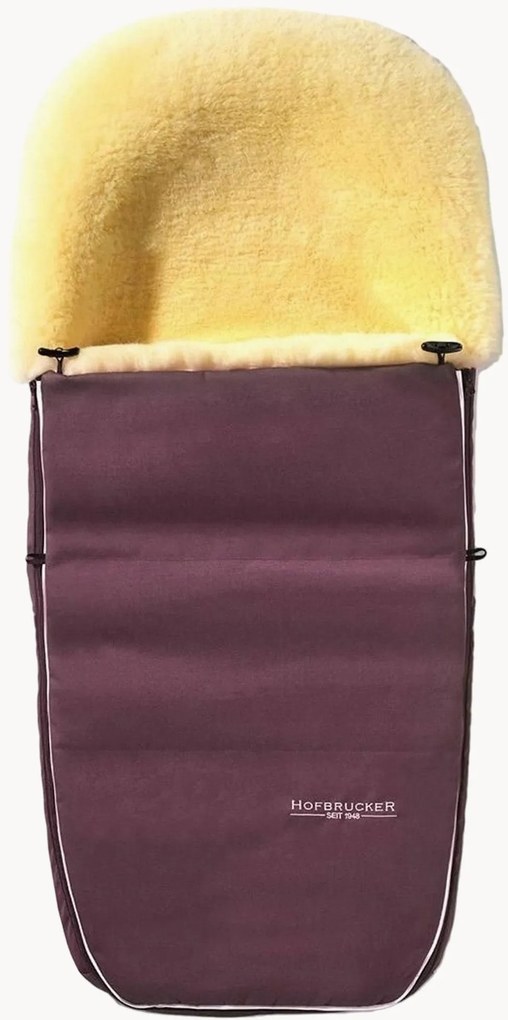 Saco-cama em pele de cordeiro para carrinho de bebé Polaris