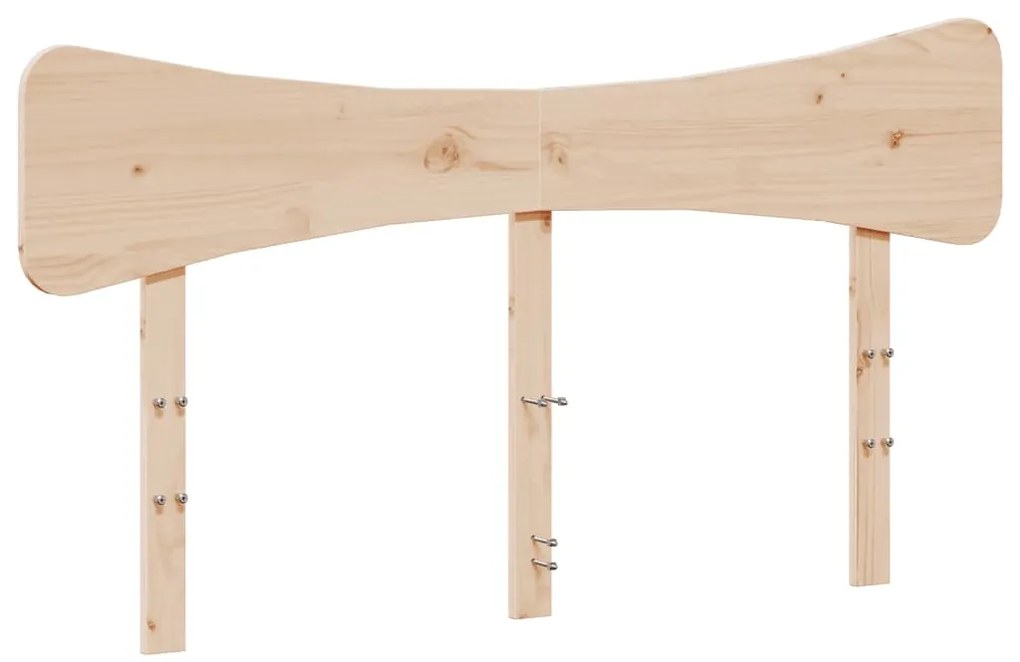 Cama sem colchão 120x190 cm madeira de pinho maciça