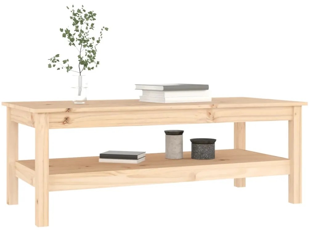 Mesa de centro 110x50x40 cm pinho maciço