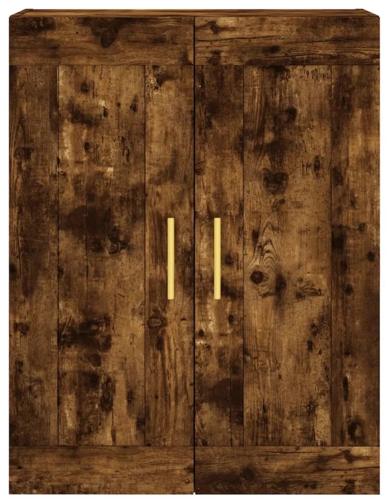 Armário alto 69,5x34x180 cm madeira processada carvalho fumado