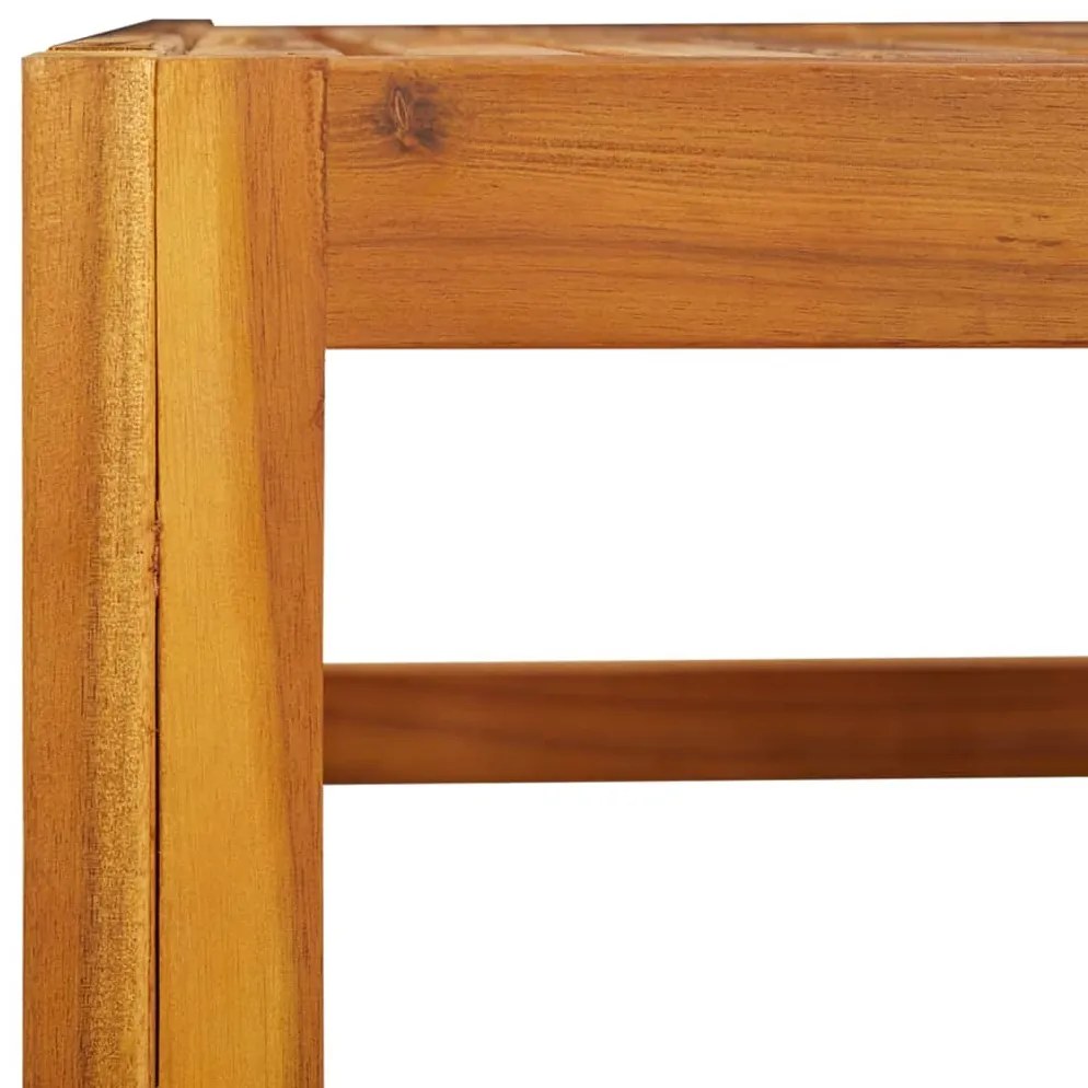Mesa de centro 68x68x29 cm madeira de acácia maciça