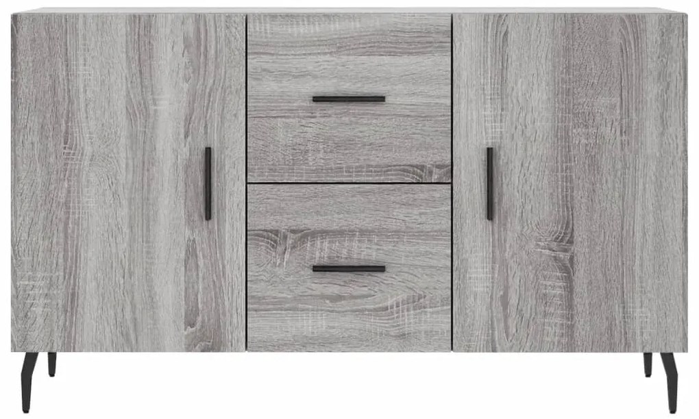 Aparador 100x36x60 cm derivados de madeira cinzento sonoma