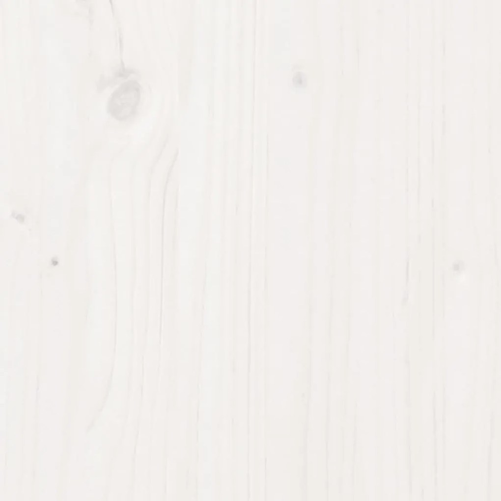 Beliche com escorrega e escada 90x200 cm pinho maciço branco