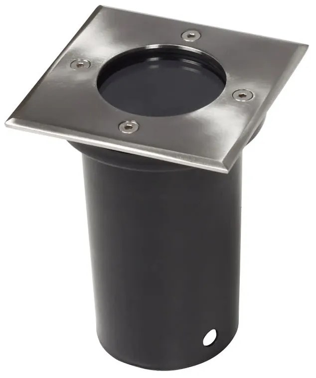 Iluminação para chão de exterior 12 pcs quadrado