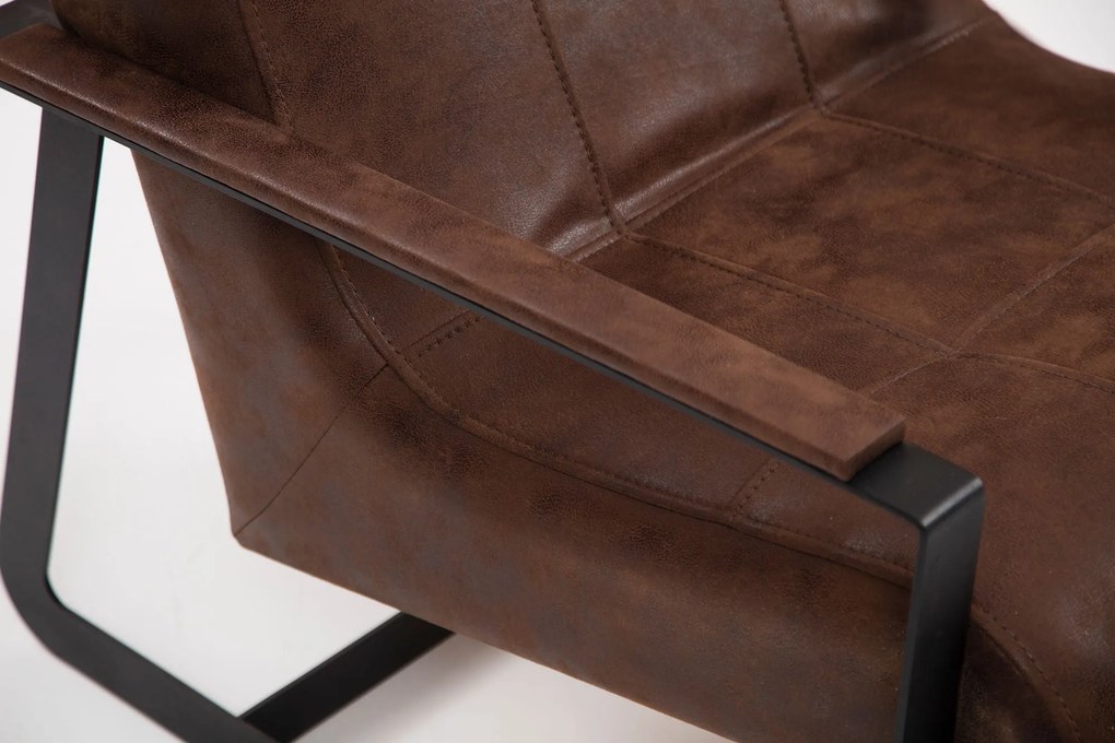 Cadeira Wing Darius – Castanha – 74x87x80 cm