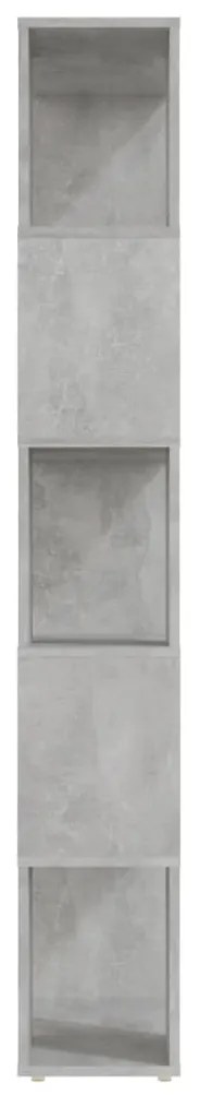Estante/divisória 60x24x155 cm cinzento cimento