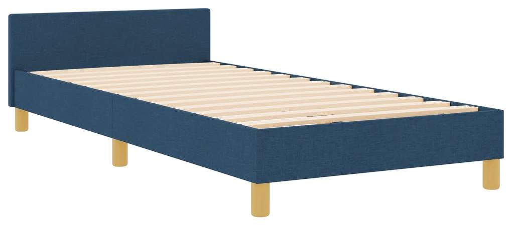 Cama vidaXL em Azul, 80x200 cm, Tecido