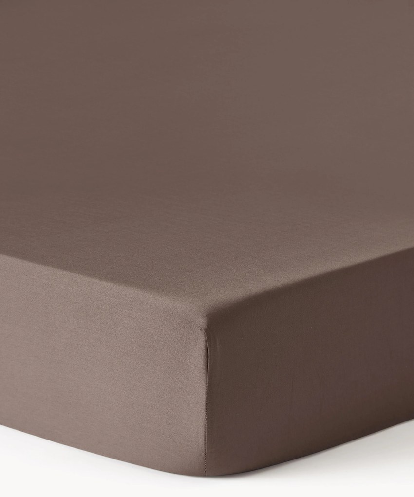 Lençol em cetim de algodão com elástico Comfort