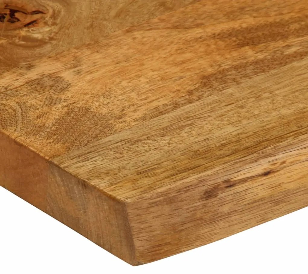 Tampo de mesa c/ borda viva 140x40x2,5 cm mangueira maciça