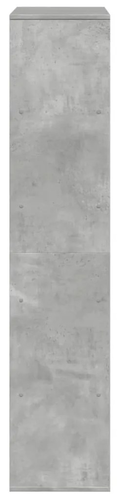 Estante 100x33x156,5 cm derivados de madeira cinzento cimento