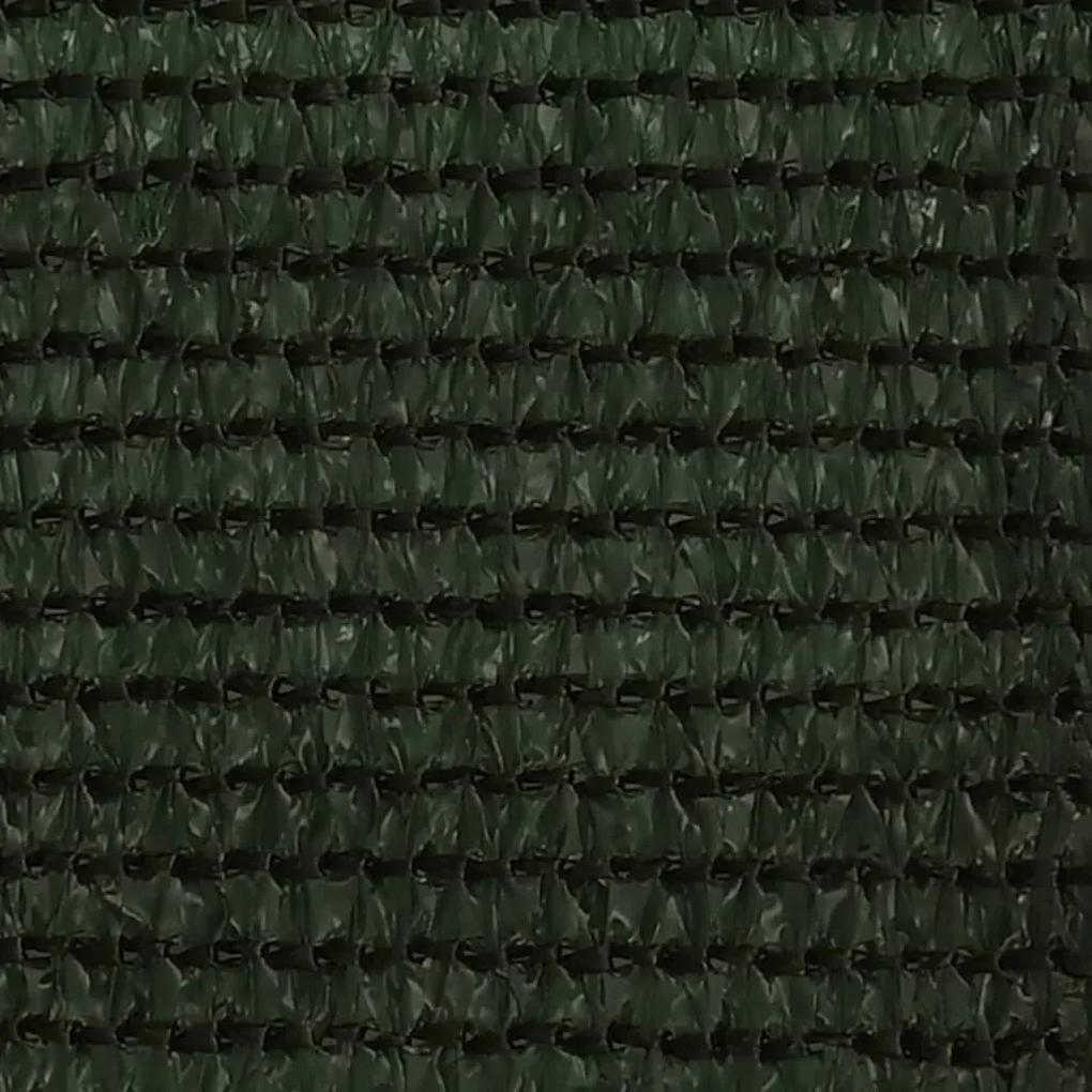 Tela de varanda 75x600 cm PEAD verde-escuro