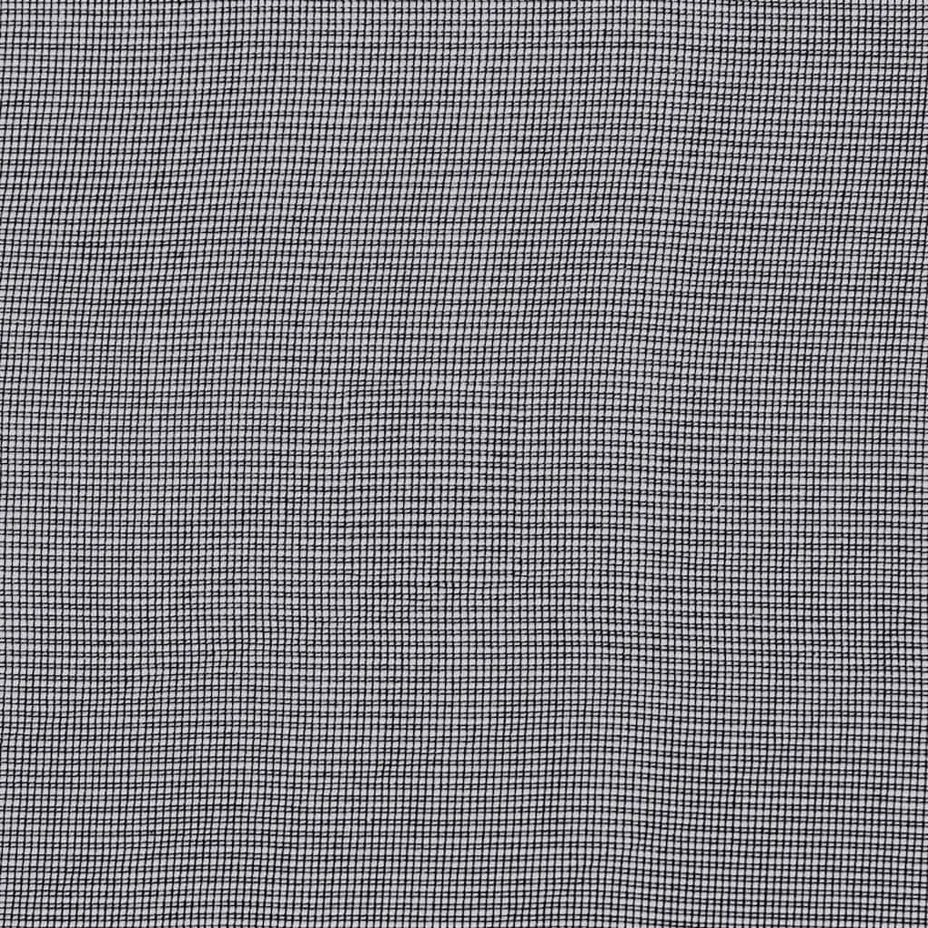 Cortinas de voile com aba 2 pcs preto