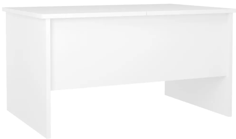 Mesa de centro 80x50x42,5 cm madeira processada branco