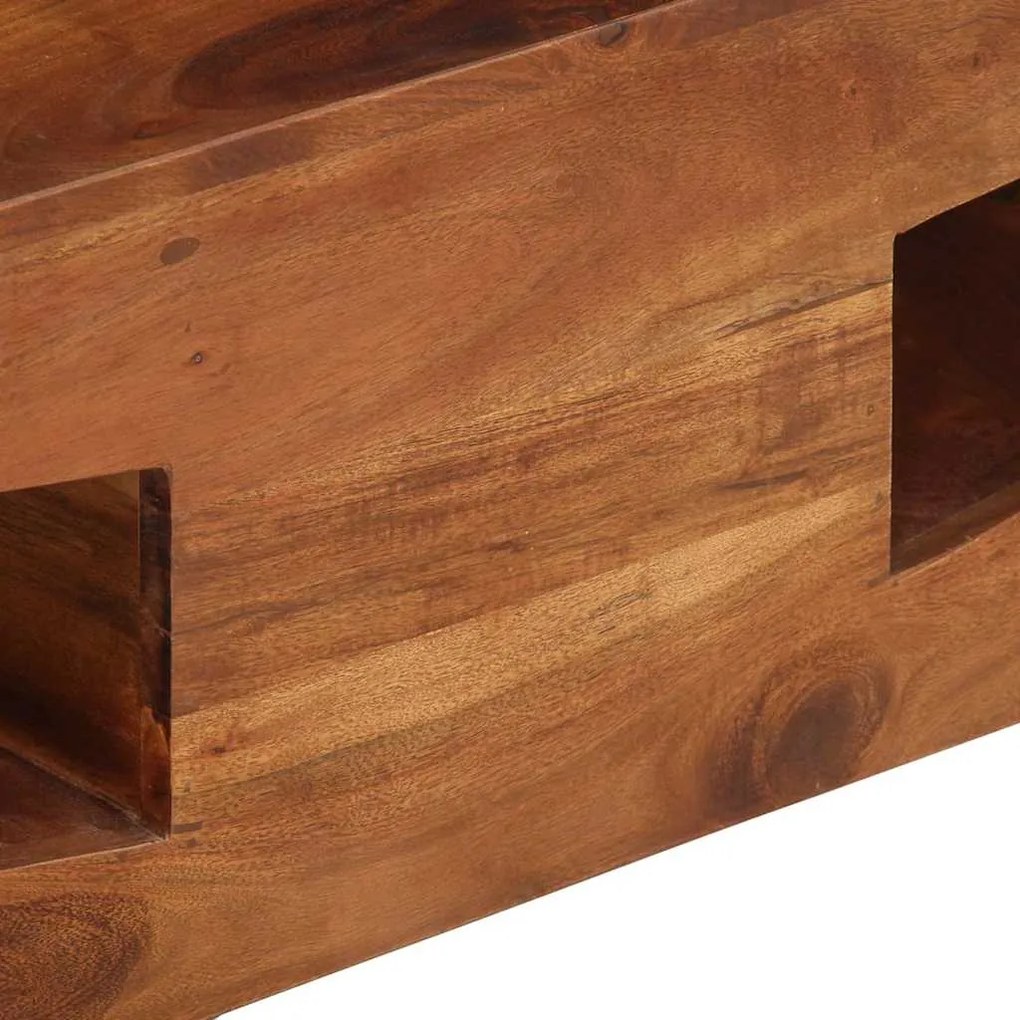 Mesa de centro 90x60x30 cm madeira de acácia maciça