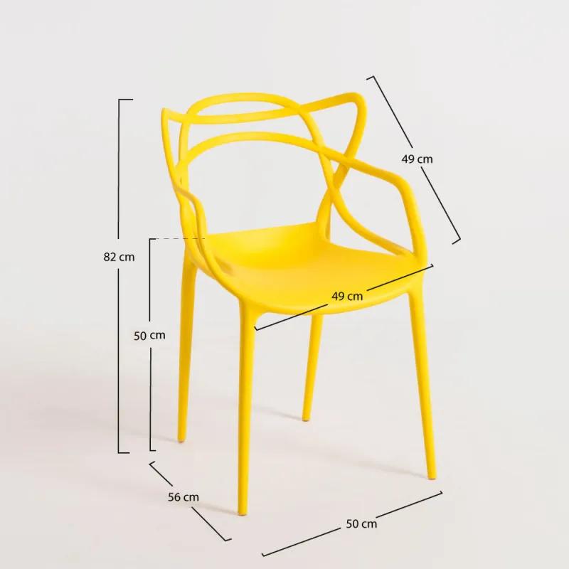 Cadeira Korme - Amarelo